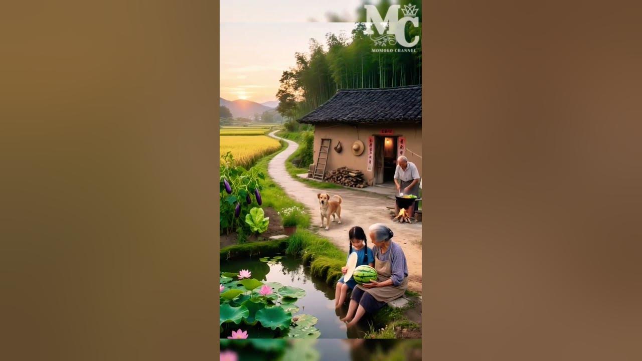 Relaxing in the Rice Fields Soothing Natural Relaxation Music #relaxingsounds #village #music