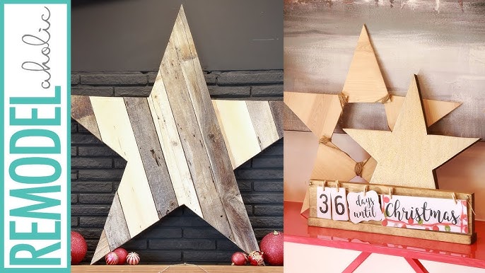 How To Make Farmhouse Style Wooden Stars • Queen Bee of Honey Dos