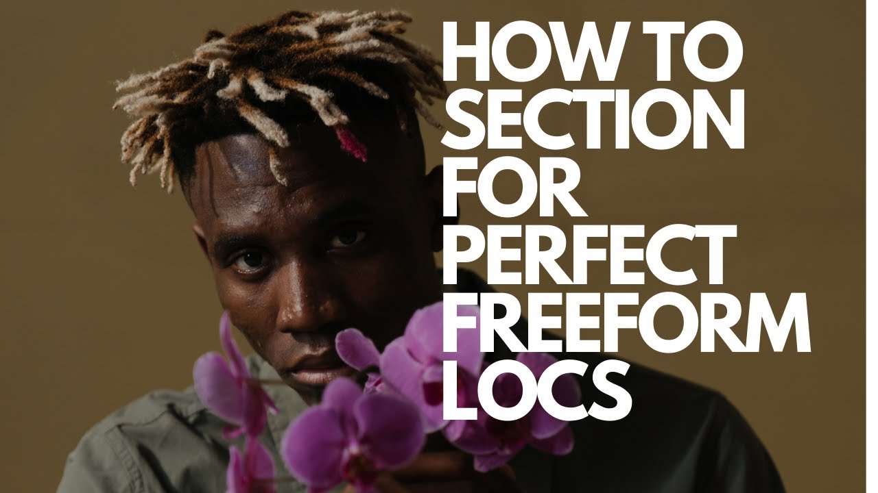 How To Section Your Hair For The Perfect Freeform Locs | Freeform Locs ...
