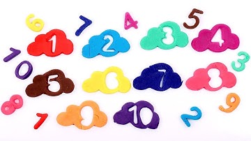 Learn Counting Numbers 1 To 10 With Play Doh + More Kids Videos