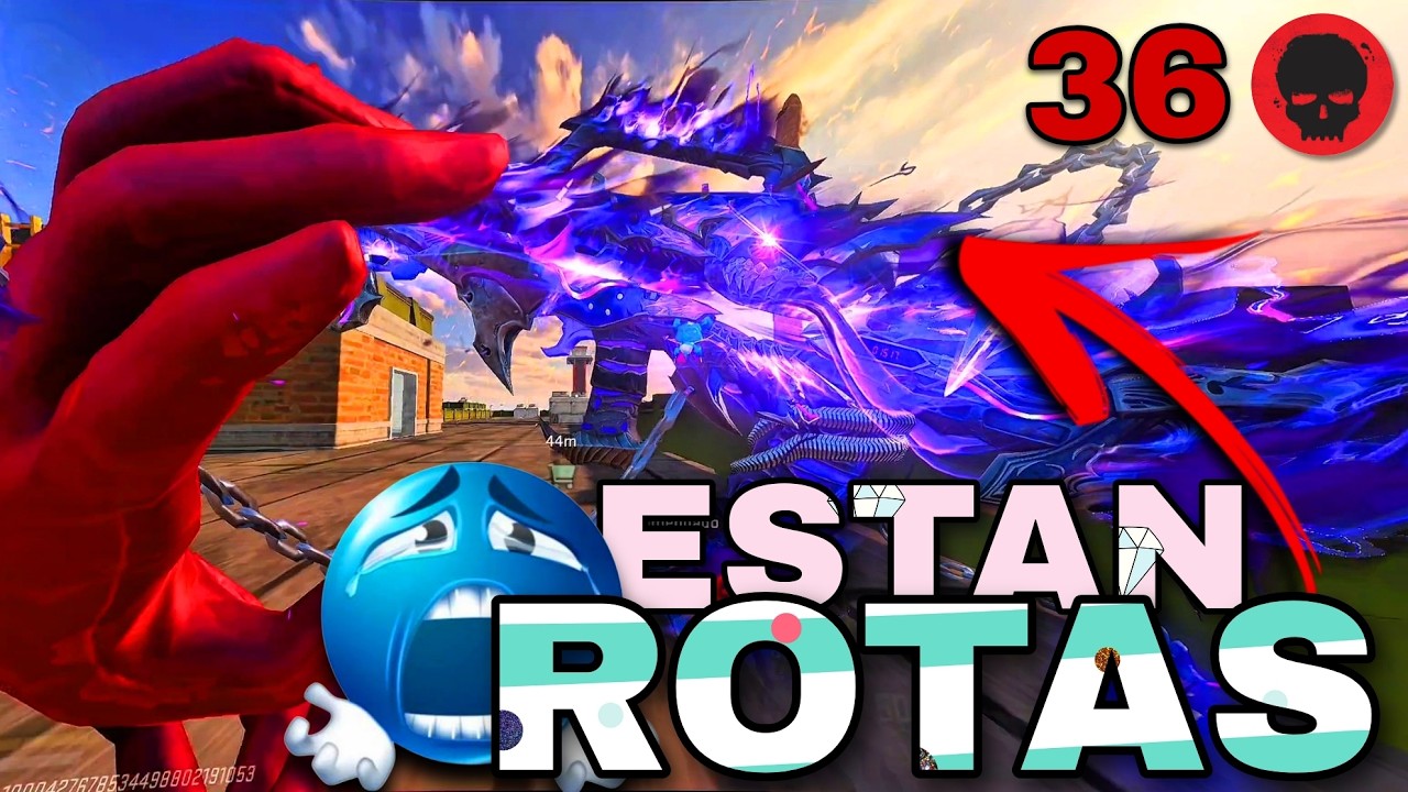 😱 Encontré 2 ARMAS del PISO y estaban ROTÍSIMAS | BLOOD STRIKE