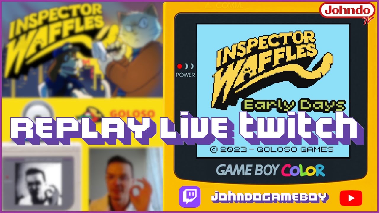 Replay Twitch Inspector Waffles Early Days 🔎🐱 YouTube