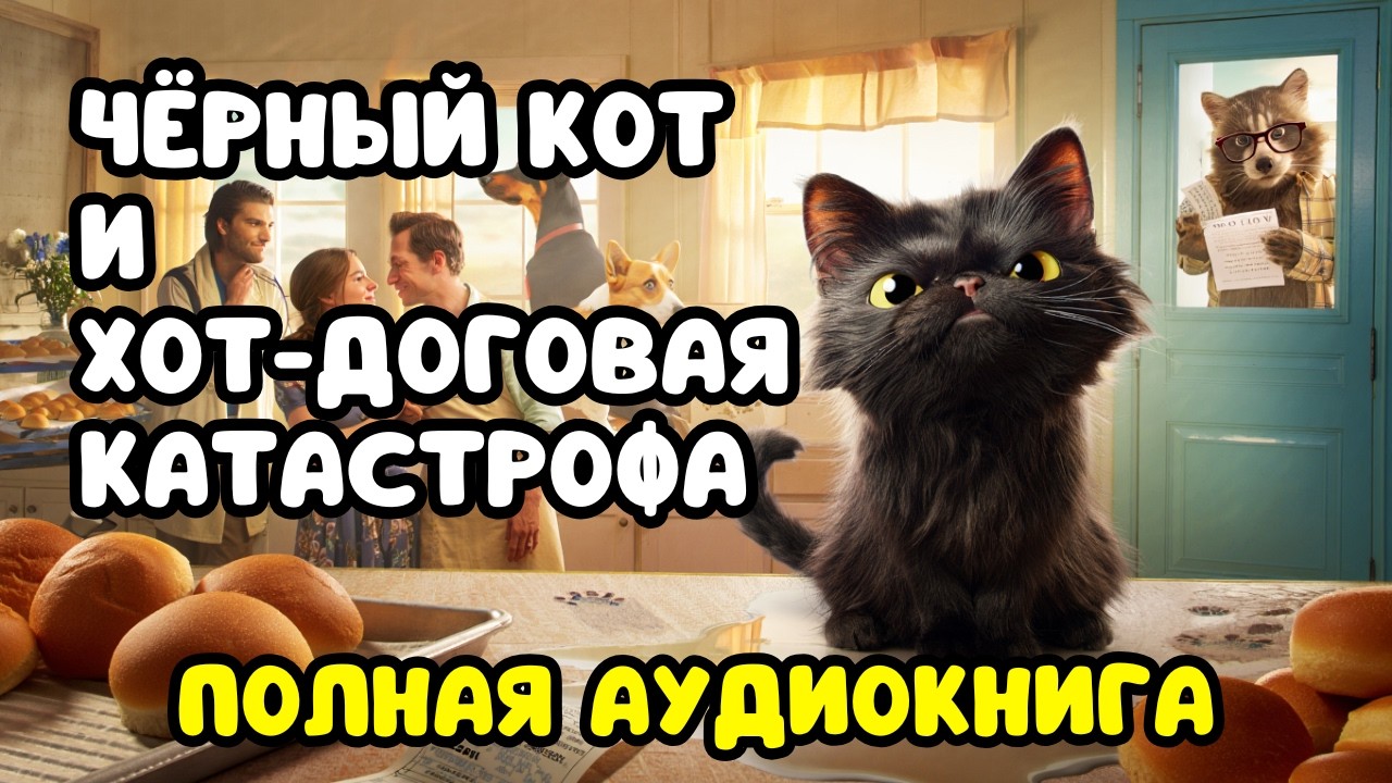 Чёрный кот и хот-договая катастрофа | Полная аудиокнига | Слушать