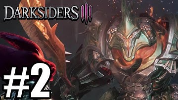 Darksiders 3 Gameplay Walkthrough Part 2 ( Wrath Boss Fight ) - No Commentary