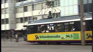 Ulm Trams Strassenbahn July 1998