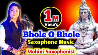 Video thumbnail of "🎷BHOLE O BHOLE(Yaarana)#Mohini Saxophonist#Saxophone Music.Lady Saxophonist(8670617130/8670922701)"