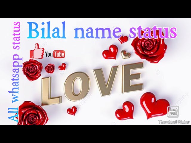 Bilal name status 2020 - YouTube