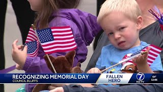 Council Bluffs holds Memorial Day ceremony