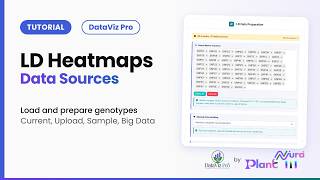 LD Heatmaps · Data Sources | DataViz Pro Tutorial