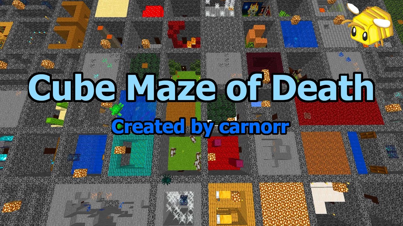 The Cube Maze of Death Co-op | Minecraft Adventure Challenge