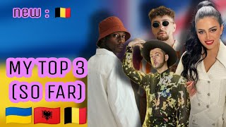 Eurovision 2023 Liverpool My Top 3 So Far