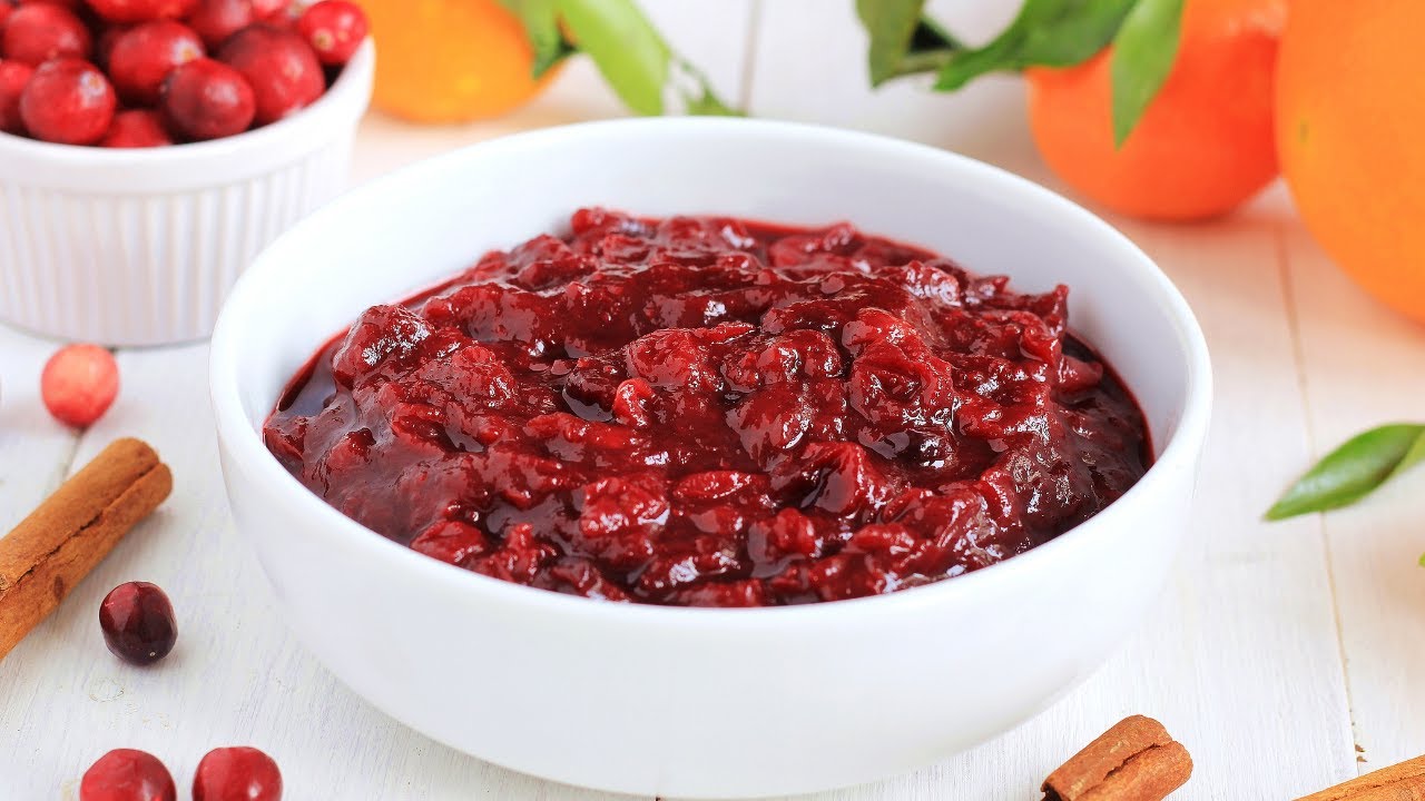 How To Make Cranberry Sauce | Thanksgiving Cranberry Sauce Recipe - YouTube