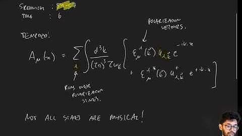 QFT2 Lecture 7a: What I didn