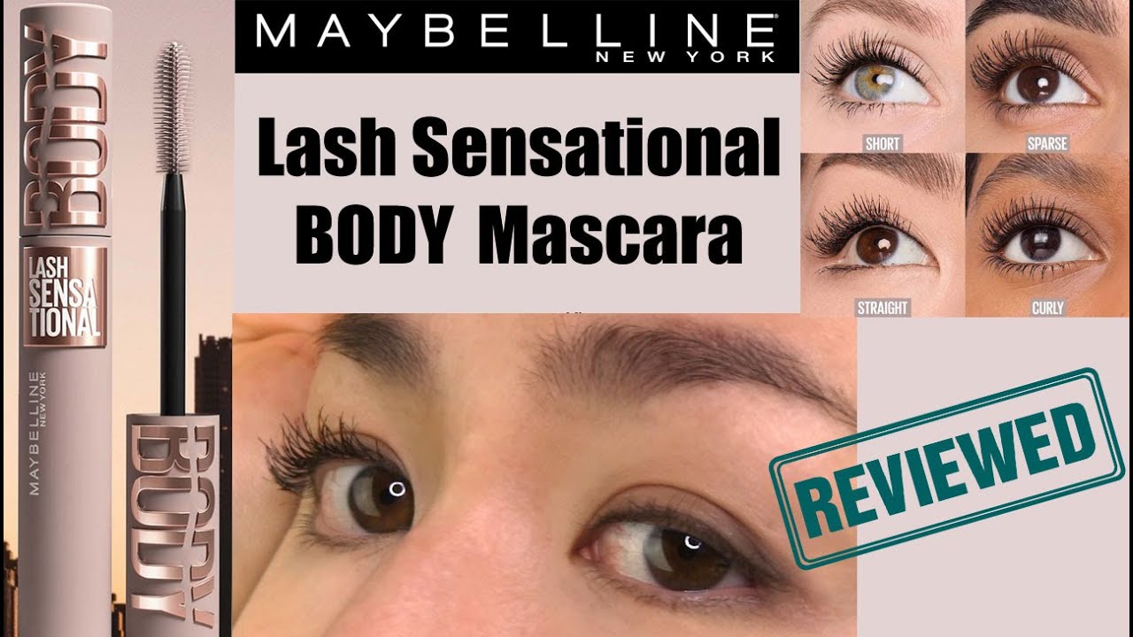 Обзор и тест нанесения туши для ресниц Maybelline BODY Lifting Mascara
