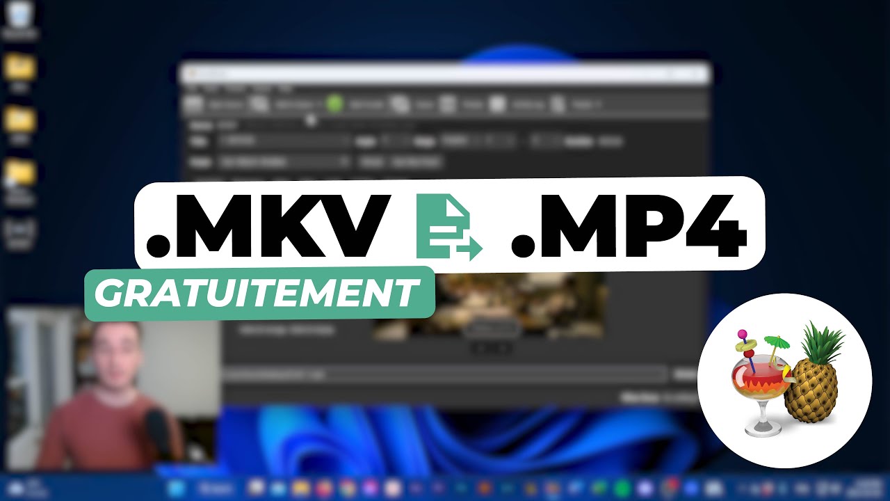 Comment convertir un fichier mkv en mp4 gratuitement en 2024 youtube