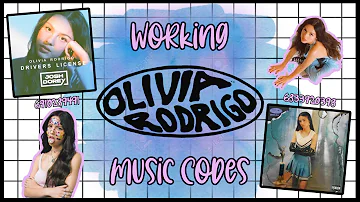 Olivia Rodrigo: ROBLOX Music Codes/ID(S): WORKING 2021 (P-42)