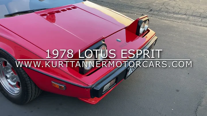 1978 LOTUS ESPRIT SERIES 1. 1 OF ONLY 770 PRODUCED...
