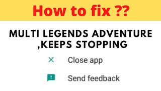 #multilegends #stopping #fing24 HOW TO FIX KEEP STOOPING PROBLEM IN MULTI LEGENDS 😒 | FING 24 😌 screenshot 1