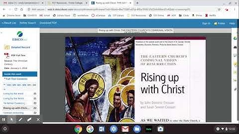 Searching EBSCO Database