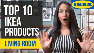 TOP 10 IKEA INTERIOR DESIGN ITEMS for Living Room | Ideas and Tips for Home Decor with IKEA