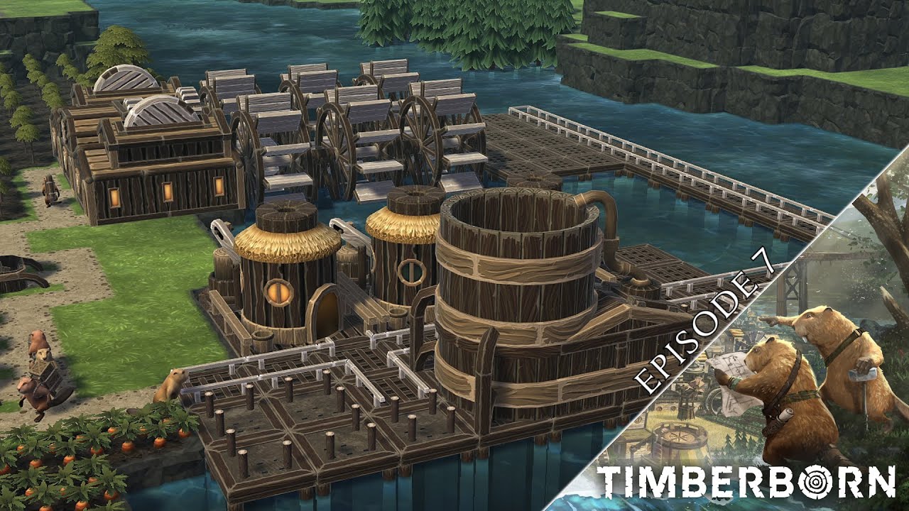 Timberborn Ep. 7 Getting Industry, Unlimited Power, and Large Water