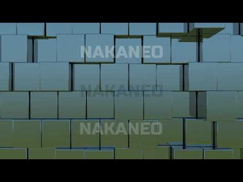 フリー素材 3d背景アニメーション 四角形 大 ループ素材 シルバーメタル フリー動画素材サイト ナカネオ Youtube