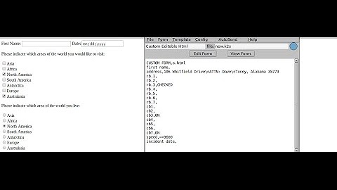 3 - FLMSG Custom HTML Forms - Radio Buttons