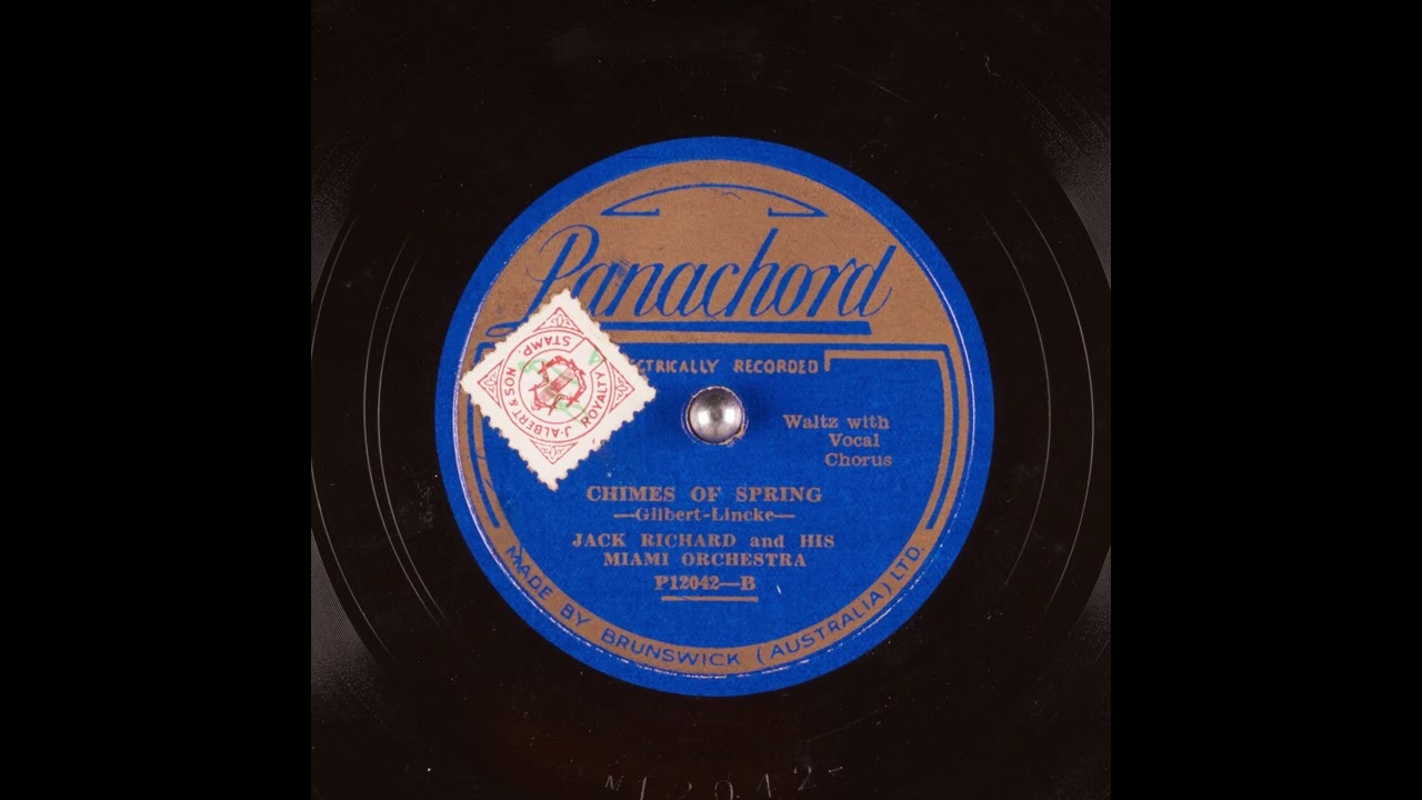 Chimes Of Spring - Jack Richard (Joe Green) & His Miami Orchestra and Eddy Thomas (1930)