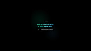AI's Exact Stock Picks — Every Dollar of $100K Allocated #shorts