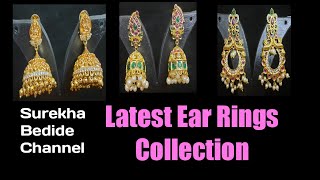 Latest Ear Tops Collection || WhatsApp @ 9014858681 || Latest Jewellery Collection|| Surekha Bedide