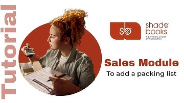 Shadobooks Sales module adding Packing list Tutorial