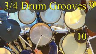 3/4 Grooves 9 Pattern 10