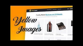 3D Photoshop Mockups for Designers | Yellow Images