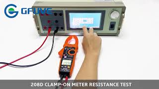 GFUVE 208D 1000A AC/DC Clamp Meter | Integrated Resistance Measurement