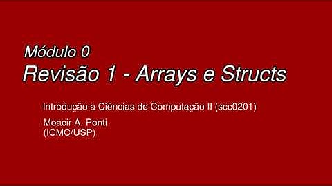 ICC2 (0) Parte 1: Arrays e Ponteiros