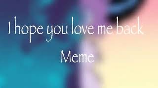 I hope you love me back meme  (flipaclip) (Solaarrr QwQ??? Re-upload)