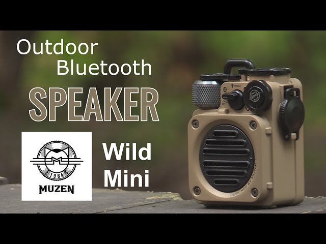MUZEN Wild Mini Bluetooth Speaker - YouTube