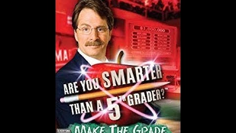 PS2 Are You Smarter Than a 5th Grader? ORIGINAL RUN Game #2