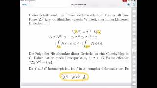 Funkth23: K5-2  Cauchyscher Integralsatz