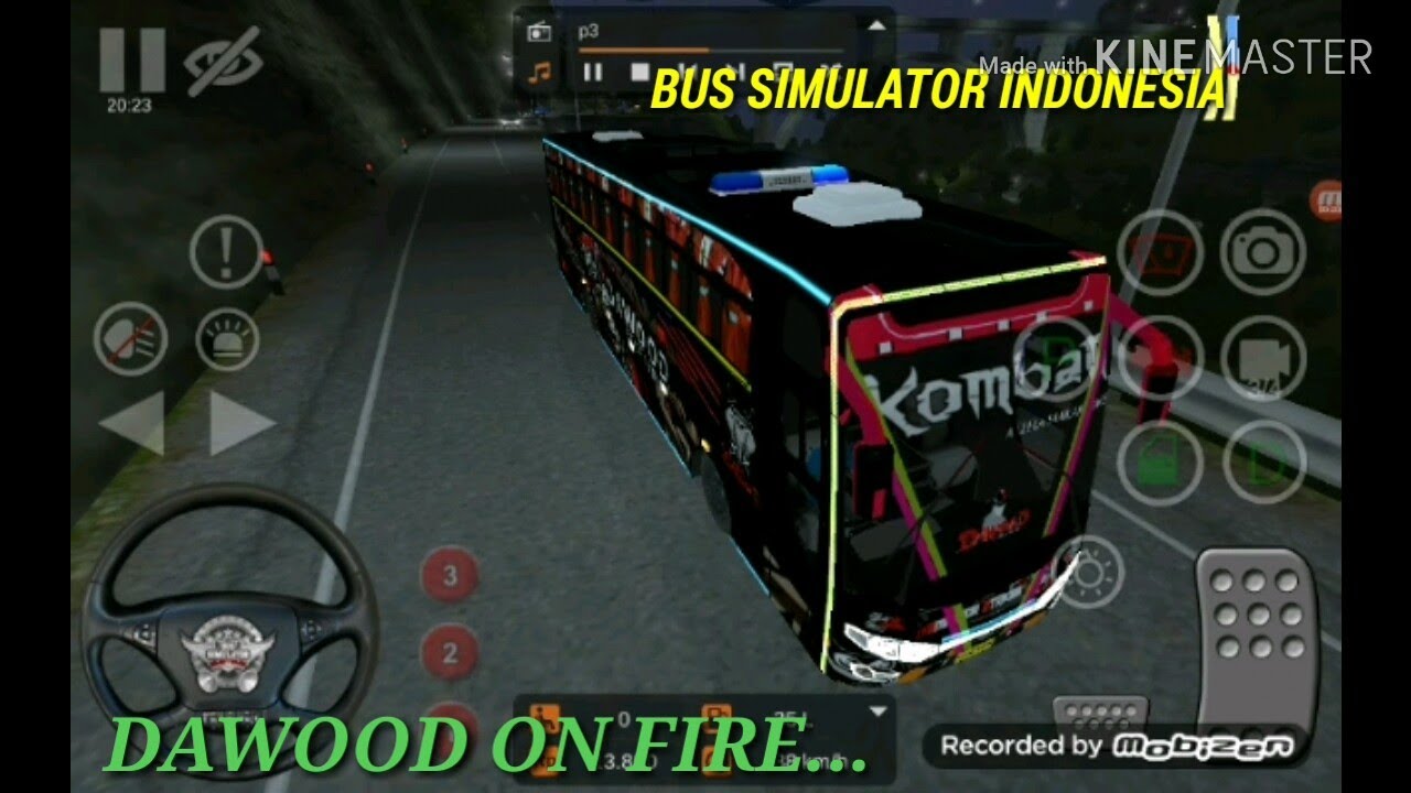 Komban Dawood As Limited Stop In Bus Simulator Indonesia