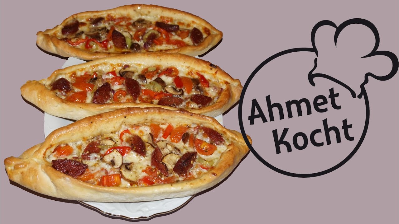 Rezept Pide Mit Sucuk Ahmetkocht Turkisch Kochen Folge 160 Rezepte Lebensmittel Essen 