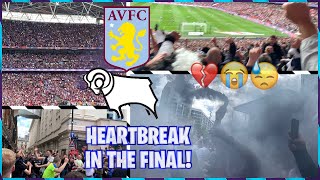 EFL CHAMPIONSHIP PLAY-OFF FINAL *HEARTBREAK* | ASTON VILLA vs DERBY COUNTY *MATCHDAY VLOG*💔