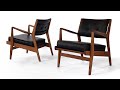 Mid Century Lounge Chairs by Jens Risom