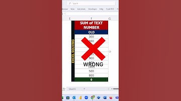 “Text to Value Magic! ⚡ Sum Instantly in Excel” #excelshorts #exceltricks #exceltips #excelformula