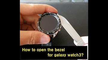 How to fix the bezel ring for galaxy watch 3?(part 1)-Opening