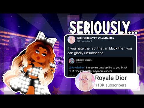PEOPLE ARE HATING ON ROYALE DIOR BECAUSE OF AN OC...