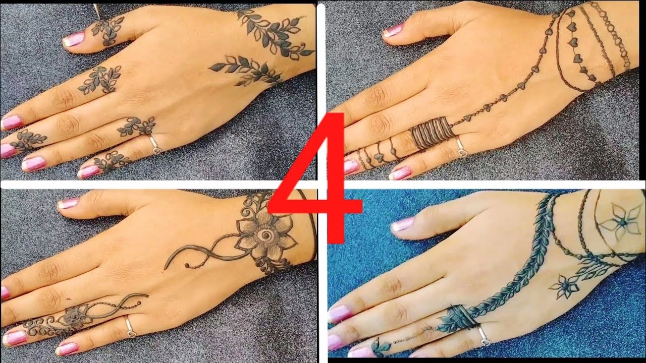 World's 🔥 Top 10 🔥Best Bracelet Tattoo Designs | Mehndi Tattoos | Cute  Mehndi Tattoo Designs - YouTube