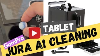 Information Jura A1 coffee machine, how to clean up (tablet) Guide