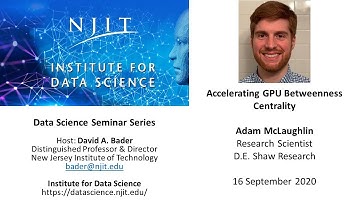 NJIT Data Science Seminar: Adam McLaughlin, D.E. Shaw Research