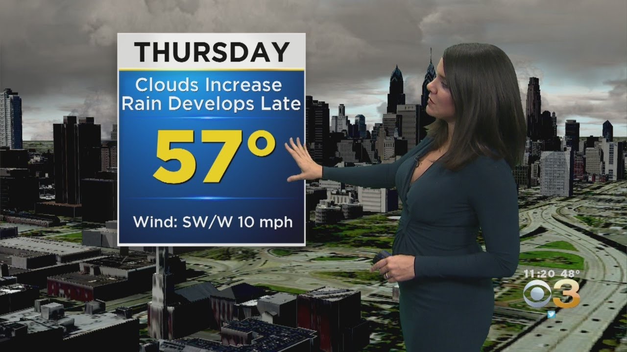Philadelphia Weather: Timing Thursday's Rain - YouTube